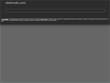 Tablet Screenshot of nbatrade.com